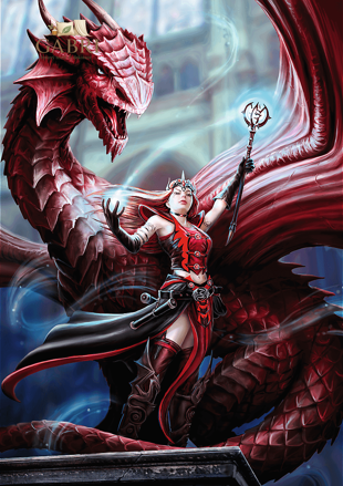 TREFL Puzzle Premium Plus Fantasy Collection: Šarlatový mág 1000 dílků