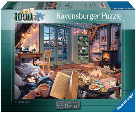RAVENSBURGER Puzzle My Haven č.6: Útulný pokoj 1000 dílků