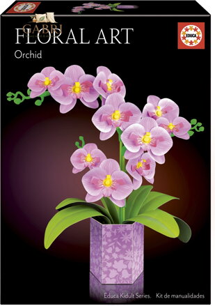 EDUCA 3D puzzle Floral Art - Orchidej