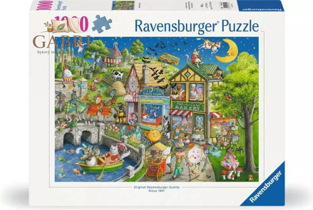 RAVENSBURGER Puzzle Mother Gooseville 1000 dílků