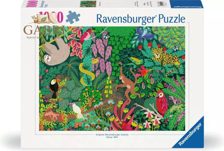 RAVENSBURGER Puzzle Kouzelný deštný prales 1000 dílků