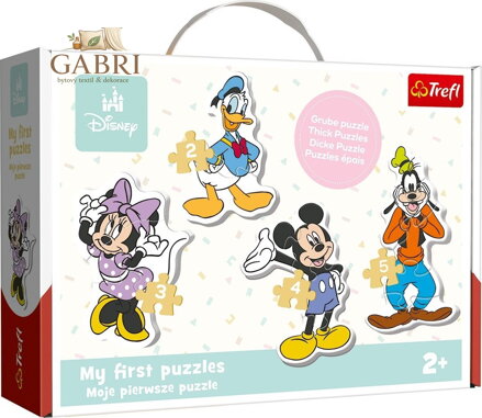 TREFL Baby puzzle Disney: Mickey a přátelé 4v1 (2,3,4,5 dílků)