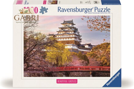 RAVENSBURGER Puzzle Impozantní hrady a zámky: Himedži, Japonsko 1000 dílků