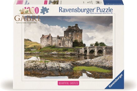 RAVENSBURGER Puzzle Impozantní hrady a zámky: Eilean Donan Castle, Velká Británie 1000 dílků