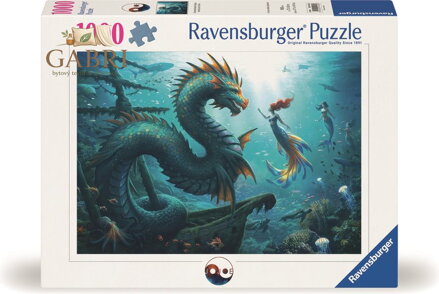 RAVENSBURGER Puzzle Tajemství mořských příšer 1000 dílků