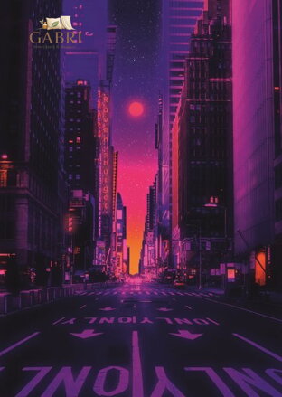 RAVENSBURGER Puzzle Neonové město 1000 dílků