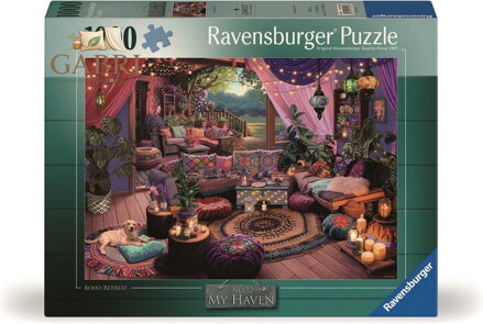 RAVENSBURGER Puzzle Mé útulné boho útočiště 1000 dílků