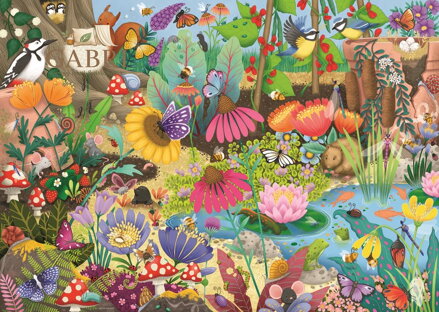 RAVENSBURGER Puzzle Kouzelná zahrada 1000 dílků