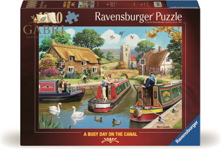 RAVENSBURGER Puzzle Poklidná plavba 1000 dílků