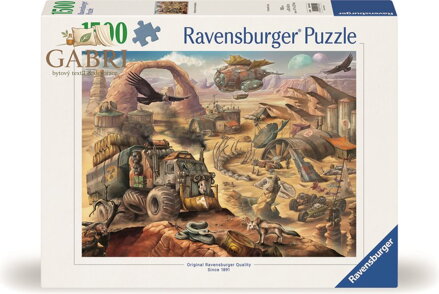 RAVENSBURGER Puzzle Apokalyptická poušť 1500 dílků
