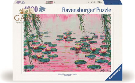 RAVENSBURGER Puzzle Jezero s lekníny 4000 dílků
