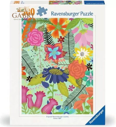 RAVENSBURGER Puzzle Květinová džungle 500 dílků