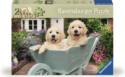 RAVENSBURGER Puzzle Zlatí retrívři 200 dílků