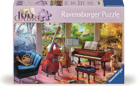 RAVENSBURGER Puzzle Hudba čtyř ročních období XXL 100 dílků