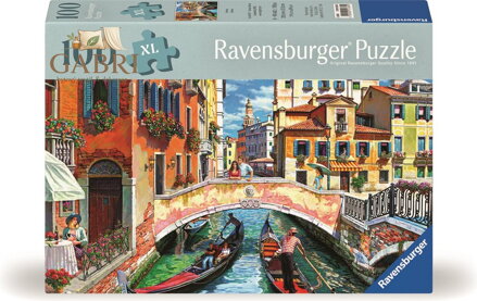 RAVENSBURGER Puzzle Benátky XXL 100 dílků