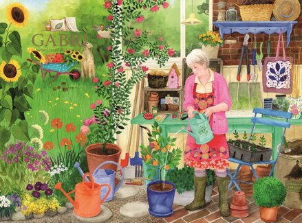 RAVENSBURGER Puzzle Zahradničení XXL 100 dílků