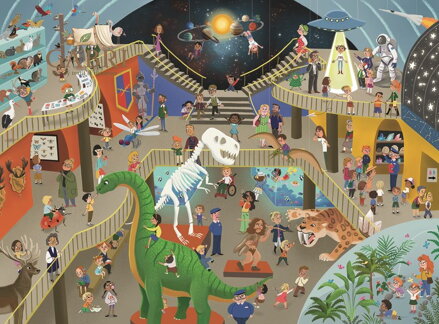 RAVENSBURGER Puzzle Muzeum přírodních věd XXL 200 dílků