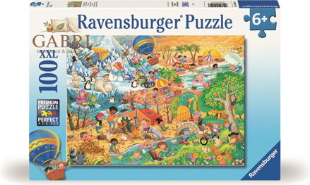 RAVENSBURGER Puzzle Zábava v každém ročním období XXL 100 dílků