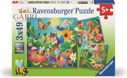 RAVENSBURGER Puzzle Hmyzí kamarádi 3x49 dílků