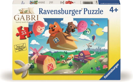 RAVENSBURGER Puzzle Letíme! 35 dílků