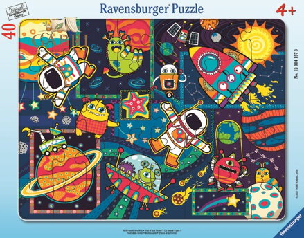 RAVENSBURGER Puzzle Nevyzpytatelný vesmír 40 dílků