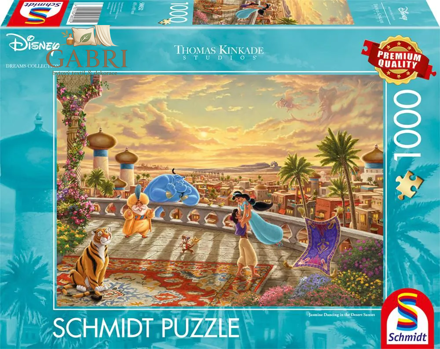 SCHMIDT Puzzle Disney: Jasmína a Aladin 1000 dílků