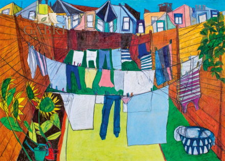 HEYE Puzzle Daily Life: Na dvorku 1000 dílků