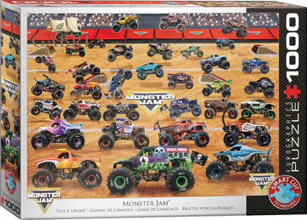 EUROGRAPHICS Puzzle Sestava Trucků Monster Jam 1000 dílků