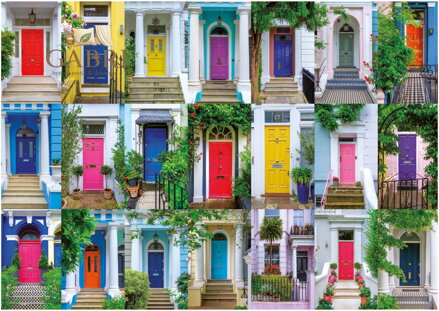 EDUCA Puzzle Dveře Notting Hillu 1000 dílků