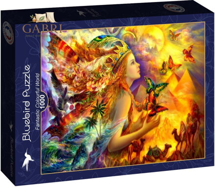 BLUEBIRD Puzzle Fantastický barevný svět 1000 dílků