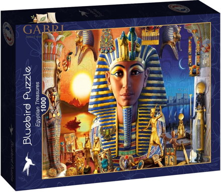 BLUEBIRD Puzzle Egyptské poklady 1000 dílků