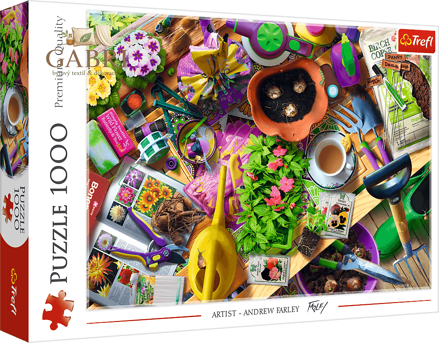TREFL Puzzle Pořádek v zahrádce 1000 dílků
