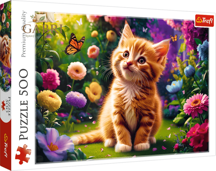 TREFL Puzzle Okouzlující kotě 500 dílků
