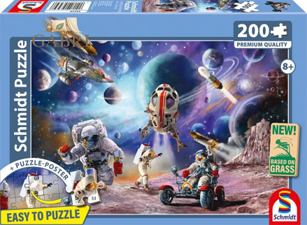 SCHMIDT Puzzle Vesmírná mise 200 dílků