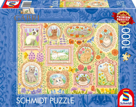 SCHMIDT Puzzle Aristokratické kočky 1000 dílků