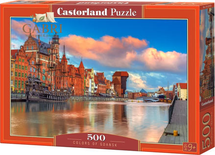 CASTORLAND Puzzle Barvy Gdaňsku 500 dílků