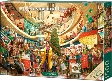 CASTORLAND Puzzle Art Collection: Bláznivé nakupování 1500 dílků