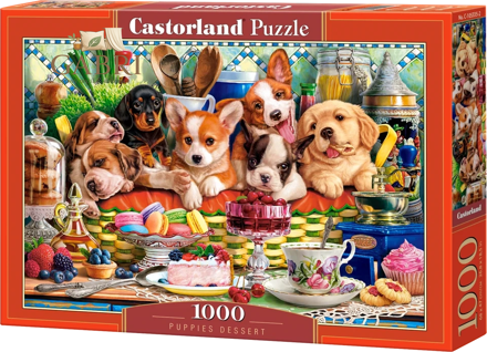 CASTORLAND Puzzle Dezert pro štěňata 1000 dílků