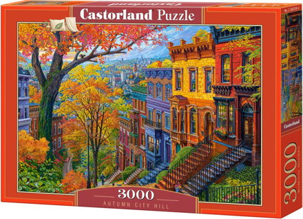 CASTORLAND Puzzle Podzimní město 3000 dílků