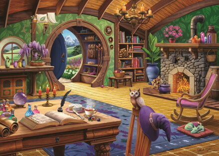 RAVENSBURGER Puzzle Kouzelná chaloupka 1000 dílků