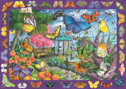 RAVENSBURGER Puzzle Království motýlů 1000 dílků