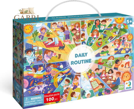 DODO Puzzle Denní rutina 100 dílků