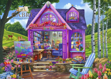 BLUEBIRD Puzzle Studio v chatě 500 dílků