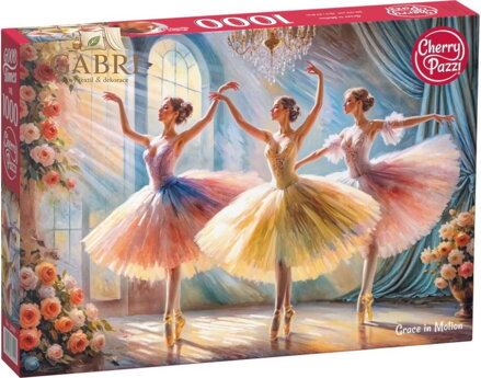 CHERRY PAZZI Puzzle Tři baletky 1000 dílků