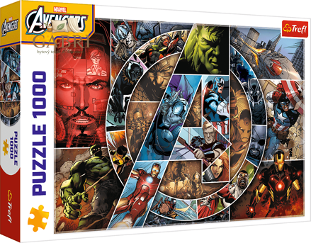 TREFL Puzzle Marvel Avengers: Hrdinové 1000 dílků