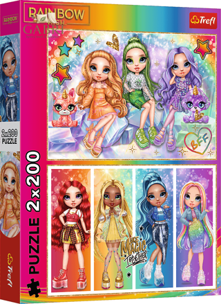 TREFL Puzzle Rainbow High 2x200 dílků