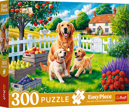 TREFL Puzzle EasyPiece: Psi na venkově 300 dílků