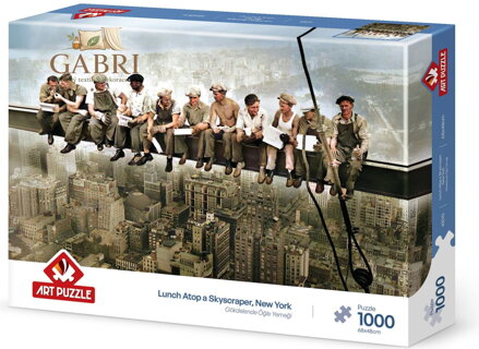 ART PUZZLE Puzzle Oběd na mrakodrapu 1000 dílků