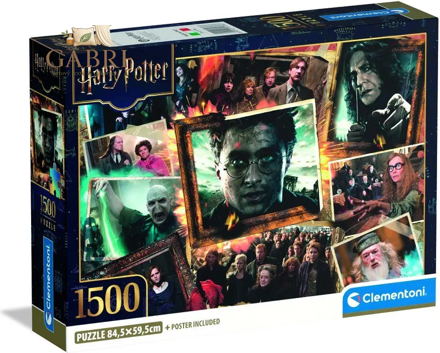 CLEMENTONI Puzzle Harry Potter: Momenty 1500 dílků