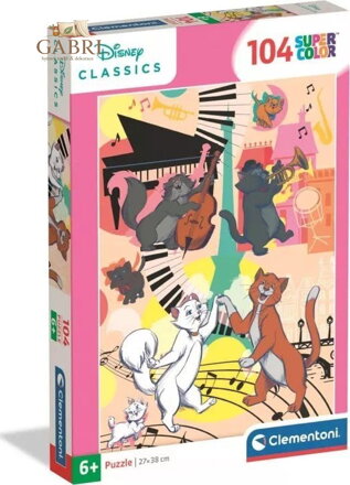 CLEMENTONI Puzzle Aristokočky 104 dílků